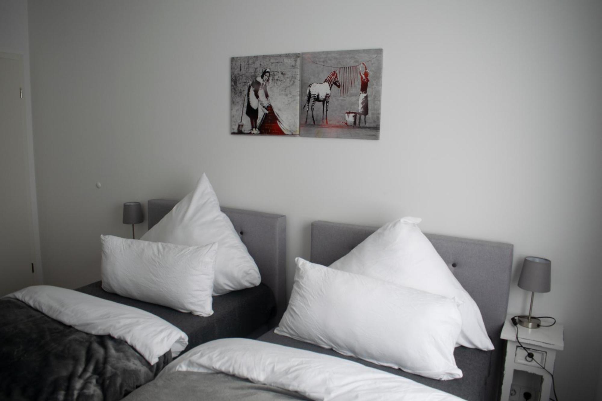 Appartement unique flat à Düsseldorf Chambre photo